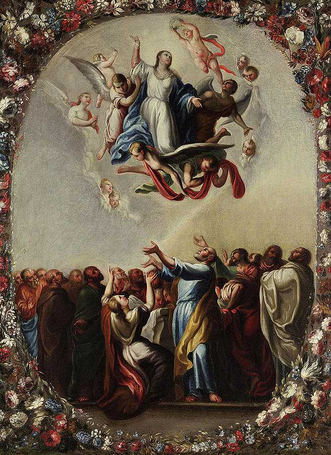 圣母的假设`The Assumption of the Virgin by Juan Rodriguez Juarez