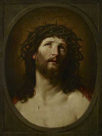 1622-1623年，戴荆棘冠冕的基督`Christ Crowned with Thorns, 1622-1623 by Guido Reni