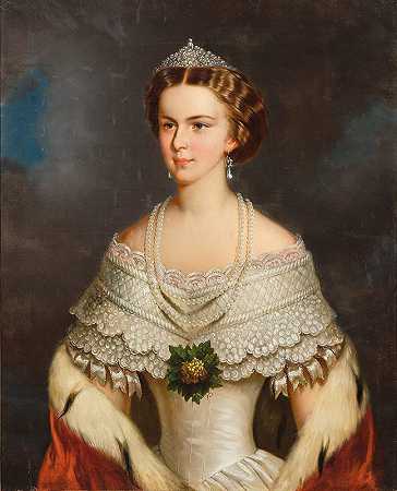 凯瑟林·伊丽莎白`Kaiserin Elisabeth by Franz Schrotzberg
