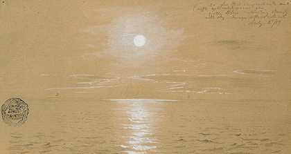 海景，纽芬兰，1859年7月6日`Seascapes, Newfoundland, July 6, 1859 (1859) by Frederic Edwin Church