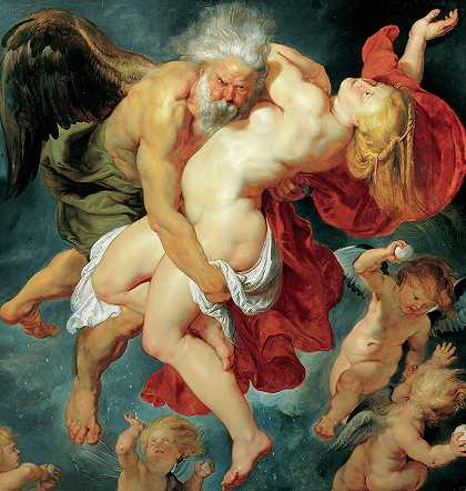 Boreas绑架Oreithya`Boreas Abducts Oreithya by Peter Paul Rubens