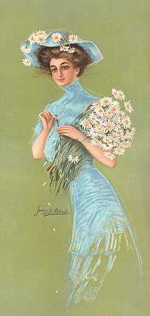 在雏菊时代`In daisy time (1907) by James D. Alfred