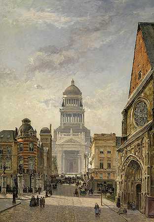 布鲁塞尔`Brussels by Gustave Walckiers