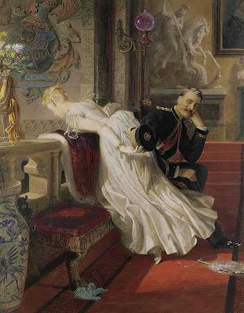 奥马尔·文森特·奥米尼亚`Amor Vincit Omnia by Edward Henry Corbould