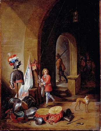 警卫室`A Guard Room by David Teniers The Younger