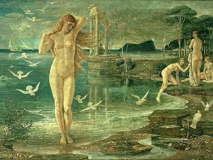 维纳斯的复兴`The Renaissance of Venus by Walter Crane