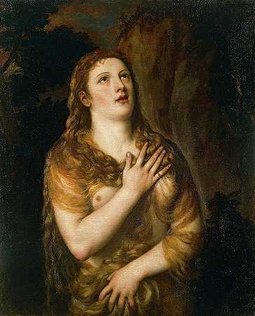 玛丽抹大拉`Mary Magdalene by Titian