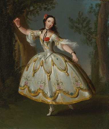 维奥莱特小姐的肖像，后来是大卫·加里克夫人`Portrait of Mademoiselle Violette, Later Mrs. David Garrick by Edward Haytley