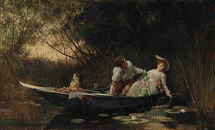 Simpleton（甜蜜的河流）`Simpletons (The Sweet River) by Luke Fildes