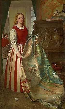 挂毯工人`The Tapestry Worker by Sir William Fettes Douglas