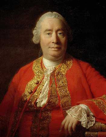 大卫·休谟，历史学家和哲学家`David Hume, Historian and philosopher by Allan Ramsay