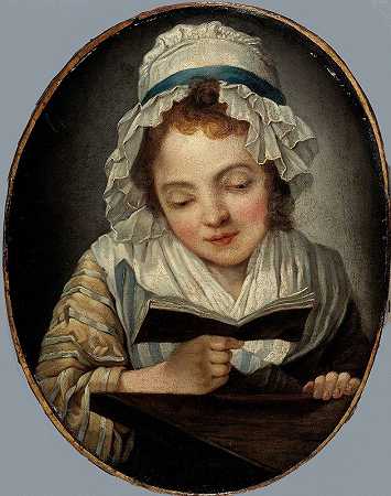 阅读者`La Liseuse (18th Century) by French School