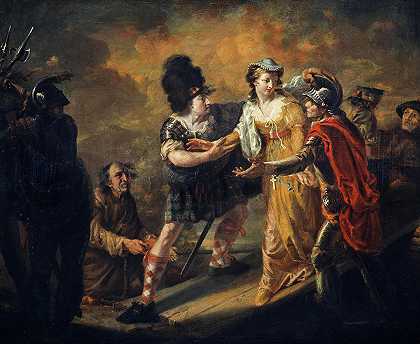 1805年，苏格兰女王玛丽从洛克莱文城堡逃走`Mary, Queen of Scots Escaping from Lochleven Castle, 1805 by William Craig Shirreff