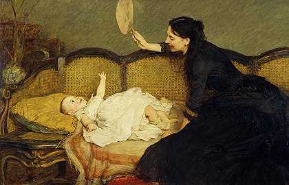 宝贝大师，1886年`Master Baby, 1886 by William Quiller Orchardson