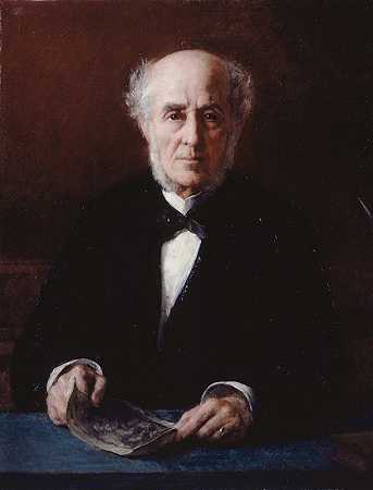 肖像埃蒂安·阿拉戈（1802-1892），作家和政治家`Portrait dÉtienne Arago (1802~1892), écrivain et homme politique (1880) by Jules Emmanuel Valadon