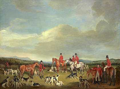 《法夫猎犬的相遇》，1833年`A Meet of the Fife Hounds, 1833 by Francis Grant