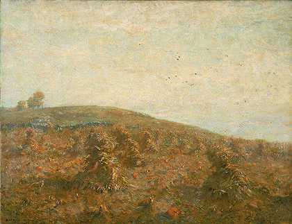 玉米田`The Cornfield by Henry Ward Ranger