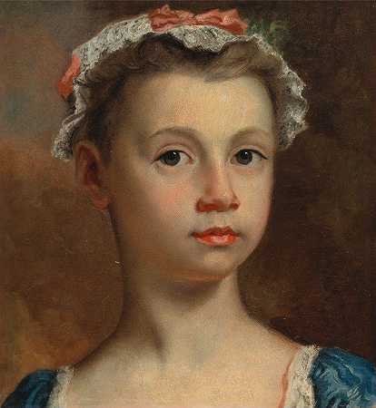 少女素描`Sketch of a Young Girl (ca. 1735) by Joseph Highmore