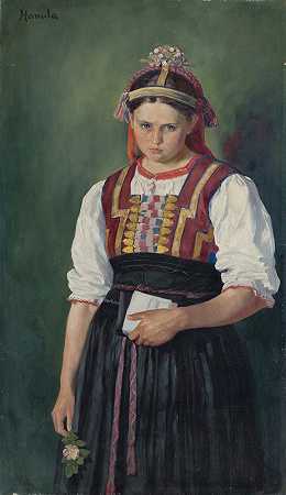 给男朋友`To Boyfriend (1910) by Jozef Hanula