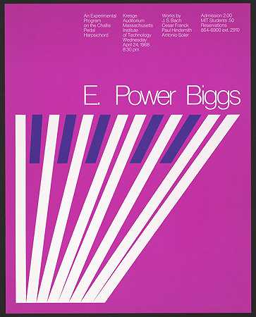 E.权力比格斯`E. Power Biggs (1968) by Dietmar Winkler