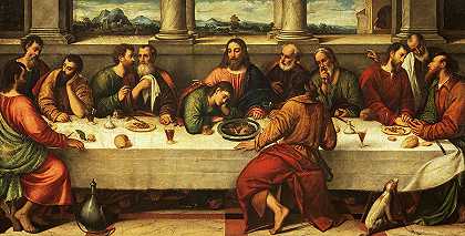 最后的晚餐，1550年`The Last Supper, 1550 by Unknown