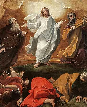 变形术，1590年`The Transfiguration, 1590 by Ludovico Carracci