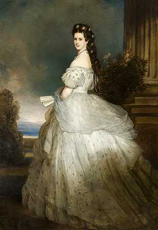 凯瑟林·伊丽莎白`Kaiserin Elisabeth by After Franz Xaver Winterhalter