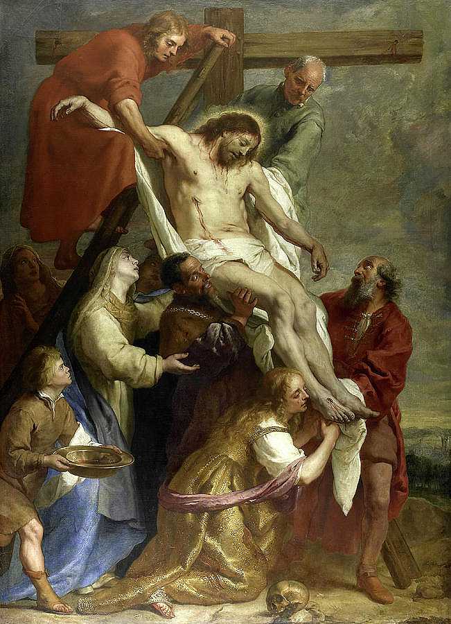 《从十字架上下来》，1669年`The Descent from the Cross, 1669 by Gaspar de Crayer
