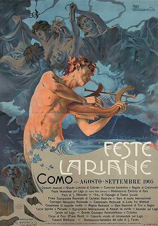 拉里安节日`Feste Lariane (1905) by T. Borsato