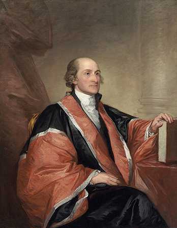 约翰·杰伊`John Jay (1794) by Gilbert Stuart