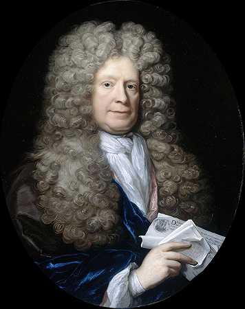 彼得·范德波尔肖像`Portrait of Pieter van de Poel (1690 ~ 1729) by Arnold Boonen