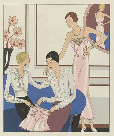 艺术品味美，《女性优雅》，1932年6月，第142期，12年级，第24页`Art – Goût – Beauté, Feuillets de l élégance féminine, Juin 1932, No. 142, 12e Année, p. 24 (1932) by H. Rouit
