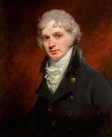 查尔斯·斯莫尔·皮布斯肖像`Portrait Of Charles Small Pybus (1803) by Sir William Beechey