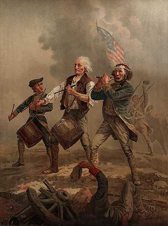 洋基涂鸦1776`Yankee Doodle 1776 by Archibald Willard