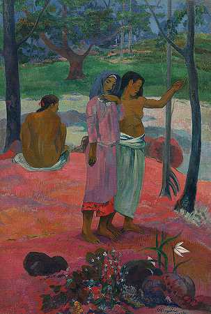 电话，1902年`The Call, 1902 by Paul Gauguin