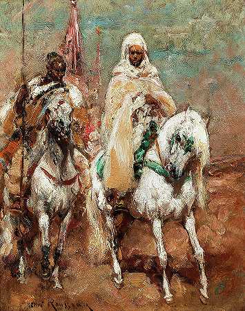 摩洛哥苏丹`The Sultan of Morocco by Henri Rousseau