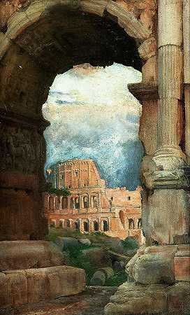 罗马竞技场`The Roman Coliseum by Unknown