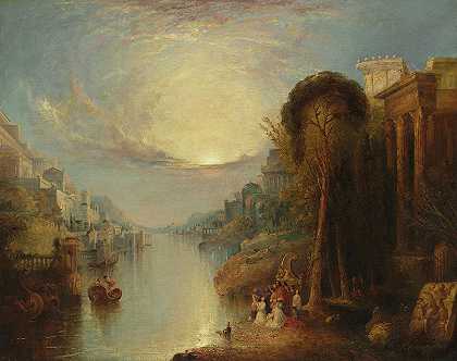 迦太基，1830年`Carthage, 1830 by William Linton