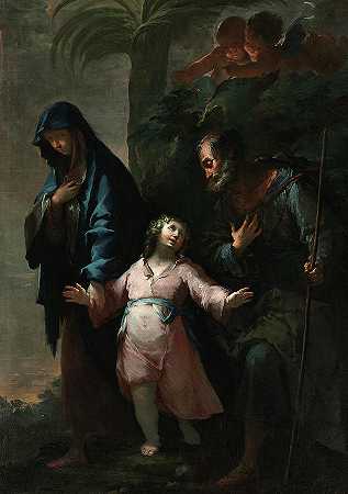 回到拿撒勒，1735年`Return to Nazareth, 1735 by Francesco Conti