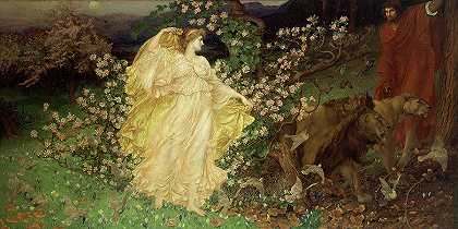 维纳斯与安切斯，1890年`Venus and Anchises, 1890 by William Blake Richmond