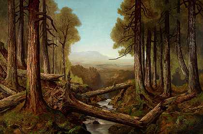 景观`Landscape by Ralph Albert Blakelock