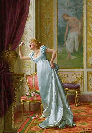 吸引力，·The Attraction, 19th century by Vittorio Reggianini
