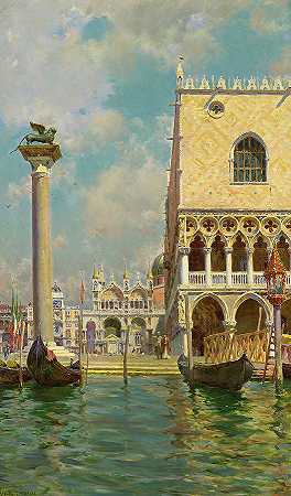 威尼斯`Venice by Augusto Lovatti
