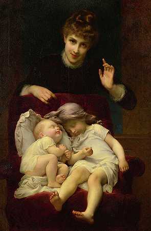 母亲身份，·Motherhood, 19th century by Etienne Adolphe Piot
