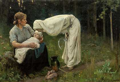 死亡，1897年`Death, 1897 by Janis Rozentals