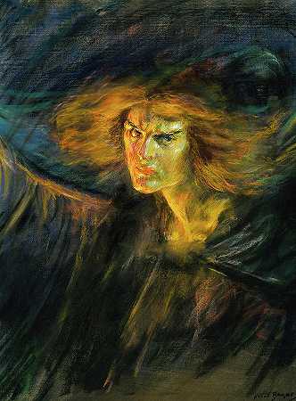 路西法，1902年`Lucifer, 1902 by Alice Pike Barney