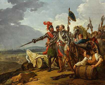 1783年，纳瓦拉和法国国王亨利四世将食物带到巴黎`Henry IV King of Navarre and France bringing food in Paris, 1783 by Francois-Andre Vincent
