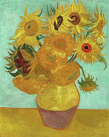 向日葵，1963年`Sunflowers, 1963 by Vincent van Gogh