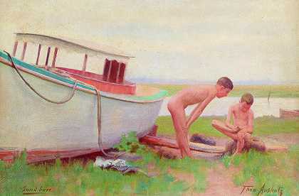 沙伯尔，1894年`Sand Burr, 1894 by Thomas Pollock Anshutz