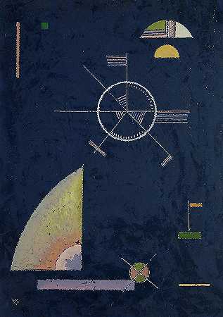 暗灰色，1930年`Dull Grey, 1930 by Wassily Kandinsky